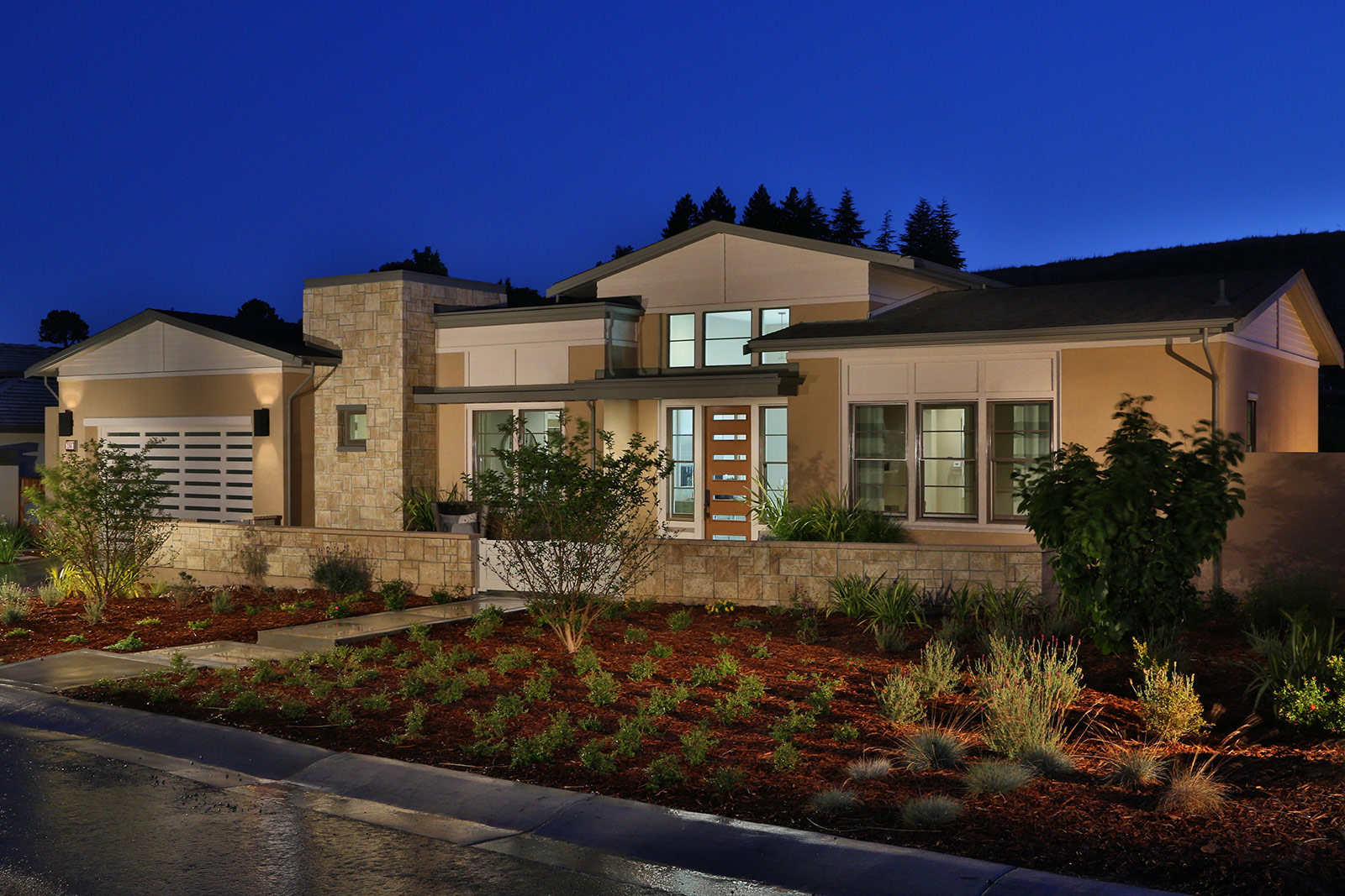 Cozy balcony by SummerHill Homes featuring comfortable seating, stylish decor, and scenic views.